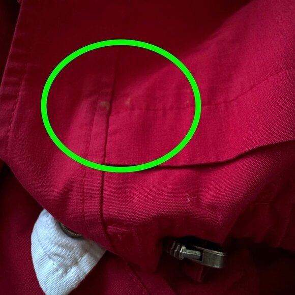 VTG Mulberry Street Jacket Adult L‎ Patriotic USA Nautical Zip Front Color Block - Picture 9 of 12